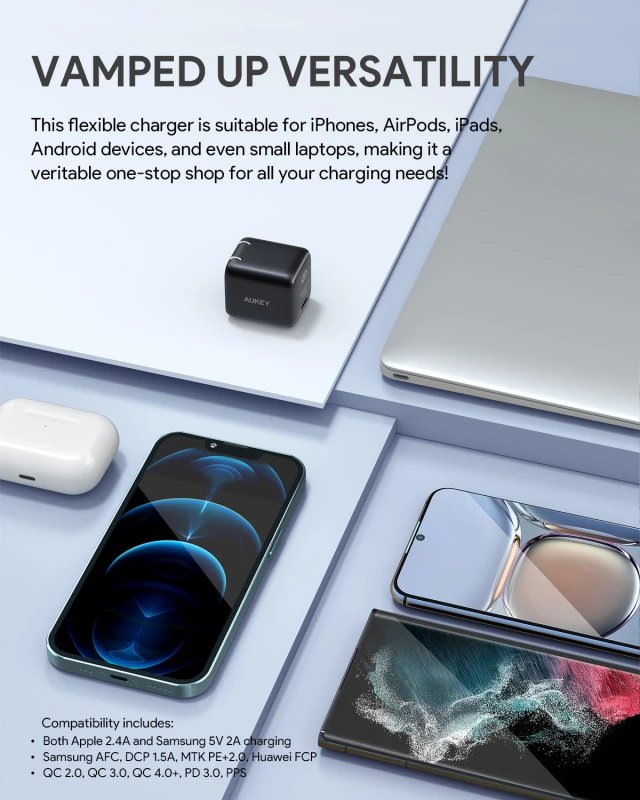 أوكي شاحن ٣٠ واط Mini USB C PD PA B1L