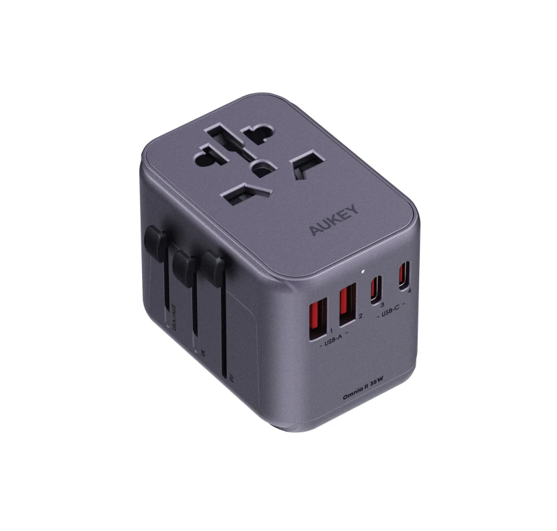Travel Mate 35W Universal Adapter with USB Ports