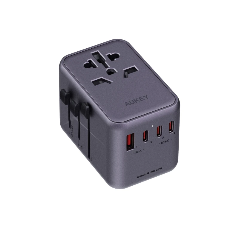 أوكي شاحن ٦٥ واط Travel Mate GaN Universal USB Ports