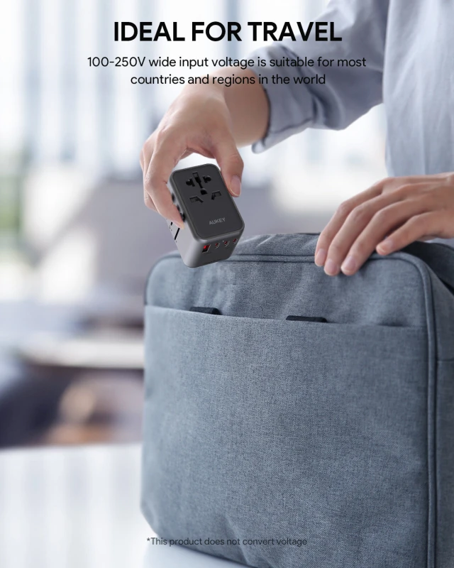 أوكي شاحن ٦٥ واط Travel Mate GaN Universal USB Ports