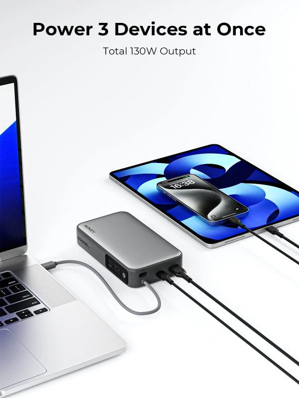 أوكي باور بانك Spark Sling 20000 Compact Fast Built in USB C PB Y48