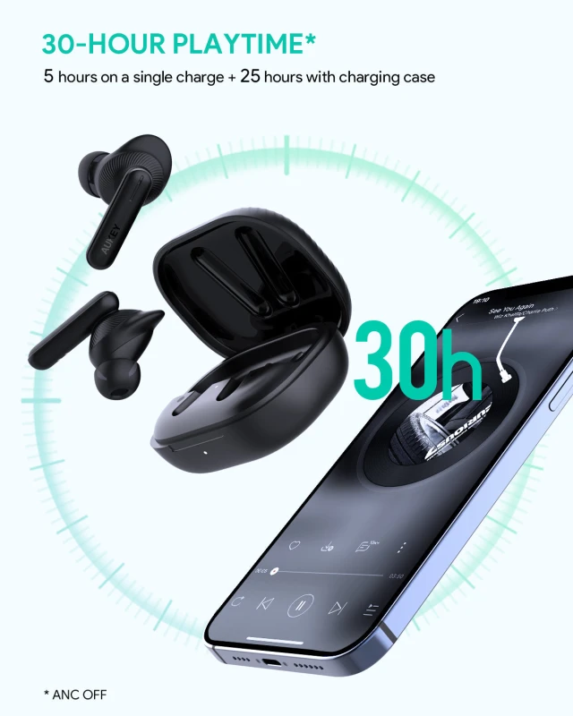 أوكي شاحن سيارة EP N8 Beyond Hybrid ANC Wireless Eearbuds