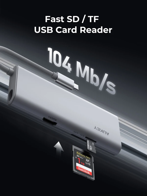 أوكي محطة إرساء UH CUH07 OfficeDok 7 in 1 USB Hub