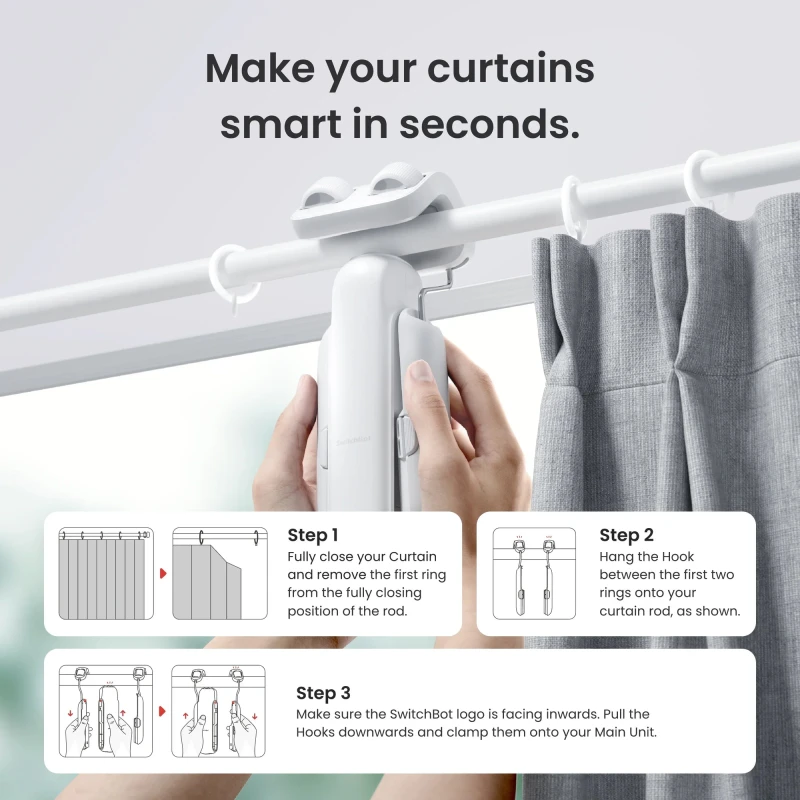 سويتش بوت Curtain 3 Rod Type 1 Solar Combo