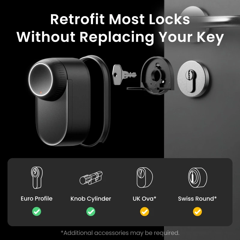 SwitchBot Lock Ultra Touch Doorbell Combo