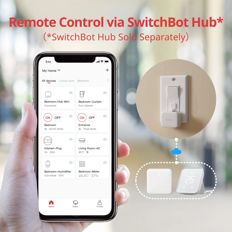SwitchBot Bot & Presence Sensor 2in1