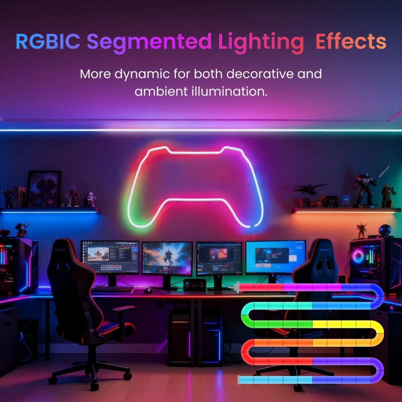 سويتش بوت RGBIC Neon Rope Light