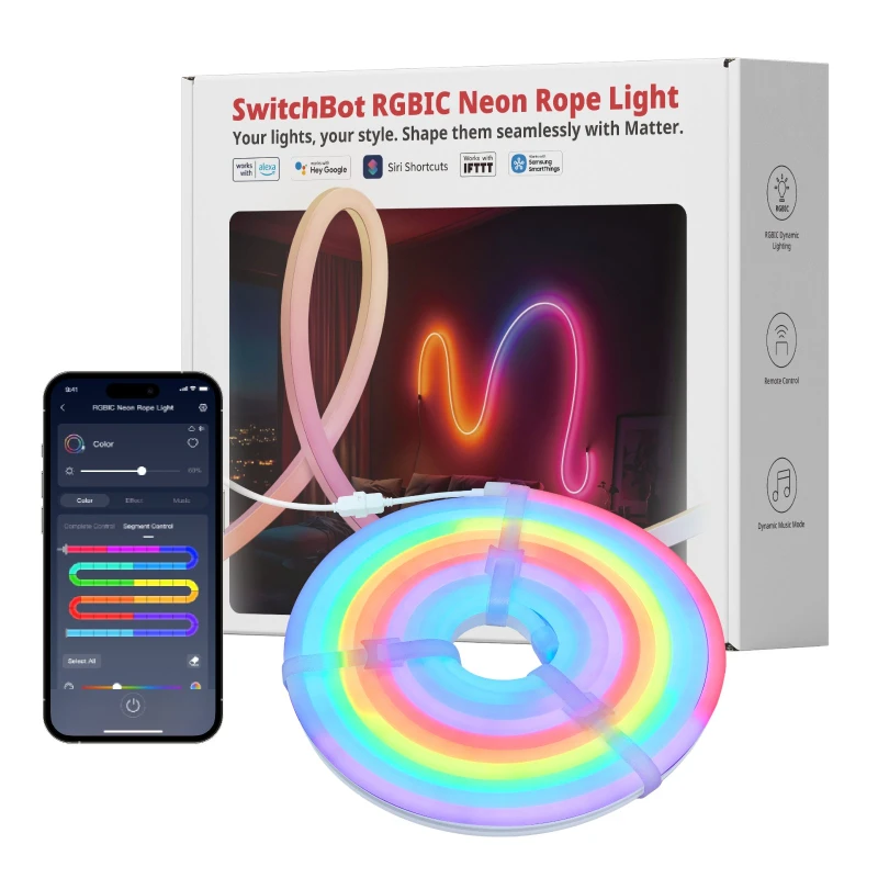 سويتش بوت RGBIC Neon Rope Light
