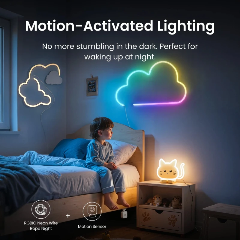 سويتش بوت RGBIC Neon Wire Rope Light